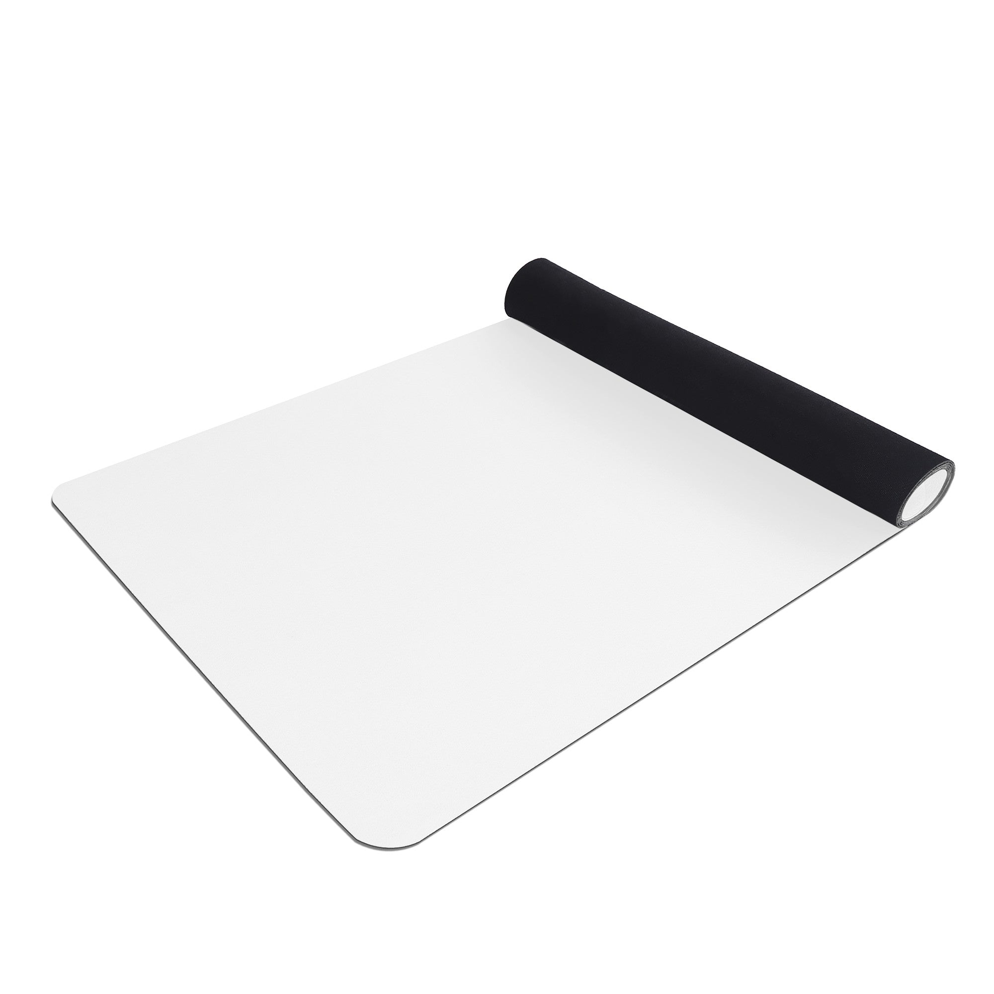 White Yoga Mat - Rubber and Non-Slip Mat - Personal Hour 