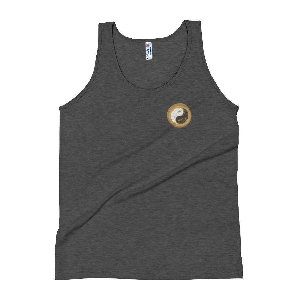 ultra-soft tri-blend fabric unisex Tank Top - Personal Hour for Yoga and Meditations 