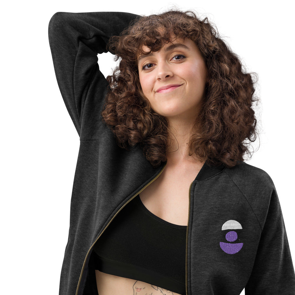 Next Level Yoga Jacket - Balanced Sign Bomber - Zen Clothes - Personal Hour for Yoga and Meditations 