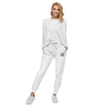 Load image into Gallery viewer, Zen White Unisex Fleece Loose Pants - Personal Hour for Yoga and Meditations 
