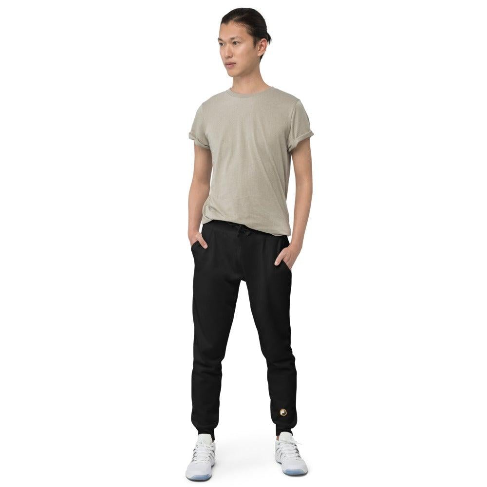 Unisex fleece yoga sweatpants - elastic inside the waistband - Personal Hour for Yoga and Meditations 