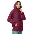 Load image into Gallery viewer, Yoga Principle - Unisex lightweight zip up windbreaker - Personal Hour for Yoga and Meditations 
