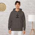 Load image into Gallery viewer, Unisex pigment-dyed yoga hoodie - Personal Hour for Yoga and Meditations 
