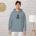 Load image into Gallery viewer, Unisex pigment-dyed yoga hoodie - Personal Hour for Yoga and Meditations 
