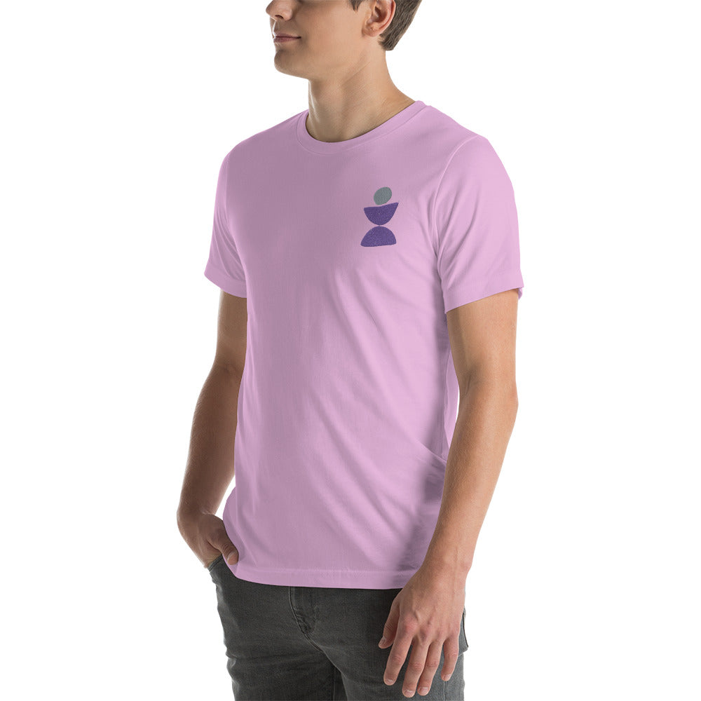 Premium Yoga Principles Unisex Pink  T-shirt - Personal Hour for Yoga and Meditations 