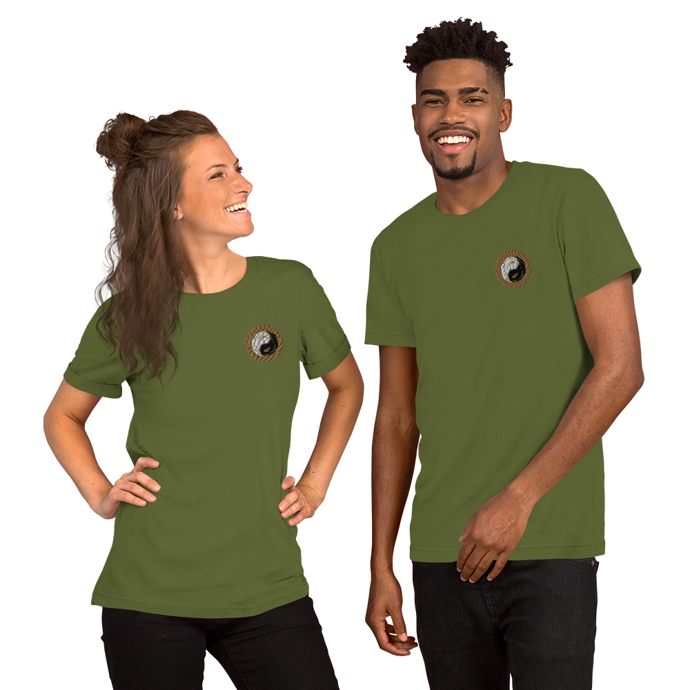 Premium Lightweight Green Unisex Yoga and Sport T-shirt - Personal Hour for Yoga and Meditations 