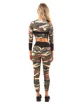 Load image into Gallery viewer, Virginia Camouflage Leggings - Brown/Green - Personal Hour 
