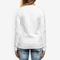 Load image into Gallery viewer, Women's Crew Neck Long sleeve T-shirt - Yoga Principles - Zen - Personal Hour for Yoga and Meditations 
