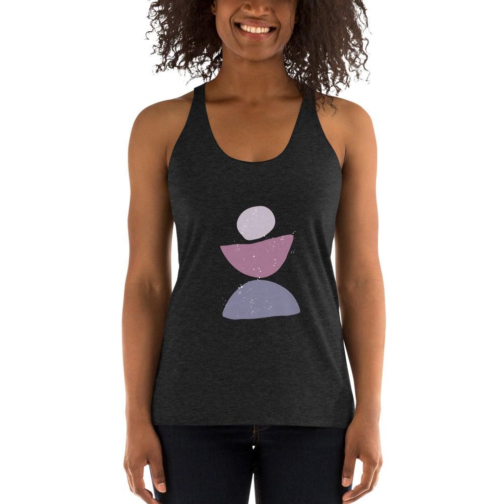 Women's Racerback Yoga Tank - Relaxed Fit - Personal Hour for Yoga and Meditations 