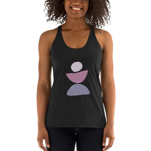 Open image in slideshow, Women&#39;s Racerback Yoga Tank - Relaxed Fit - Personal Hour for Yoga and Meditations 
