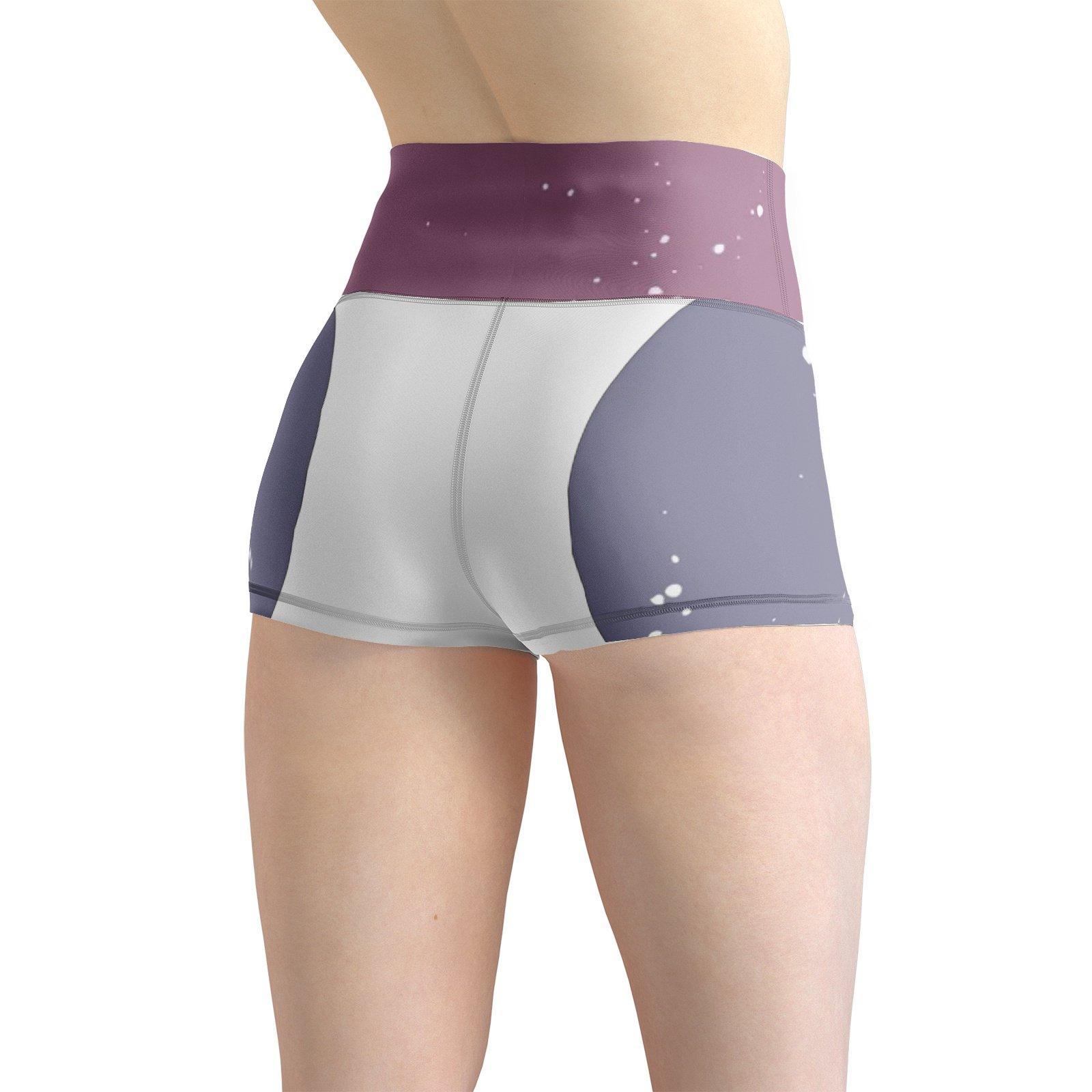 Women's Yoga Fashionable Shorts - Personal Hour for Yoga and Meditations 