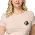 Load image into Gallery viewer, Women’s basic organic yoga t-shirt - PersonalHour Style - Personal Hour for Yoga and Meditations 
