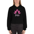 Load image into Gallery viewer, Fashionable Crop Hoodie - Yoga Top for Women - Personal Hour for Yoga and Meditations 
