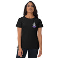 Load image into Gallery viewer, Women's Cotton Short Sleeve Yoga T-shirt - Balanced Sign - Personal Hour for Yoga and Meditations 
