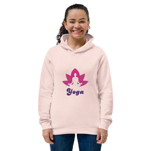 Open image in slideshow, Yoga Hoodie - Women&#39;s eco fitted gym hoodie - Personal Hour for Yoga and Meditations 
