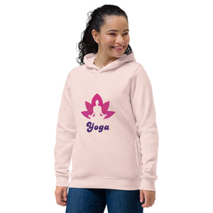 Yoga Hoodie - Women's eco fitted gym hoodie - Personal Hour for Yoga and Meditations 