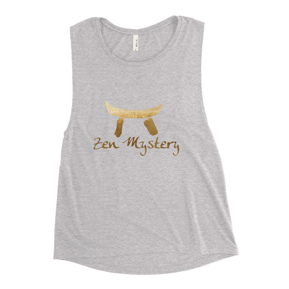 Zen and Meditation Ladies’ Yoga Tank - Personal Hour for Yoga and Meditations 