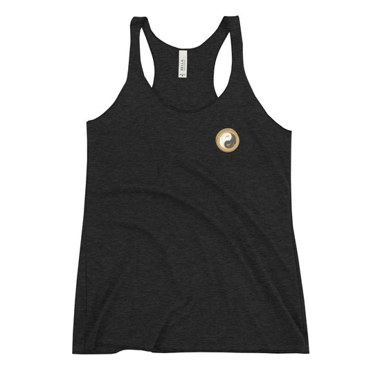 Racerback Sports and Yoga Tank Top - Personal Hour for Yoga and Meditations 