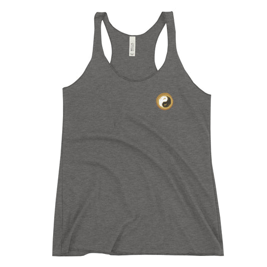 Racerback Sports and Yoga Tank Top - Personal Hour for Yoga and Meditations 