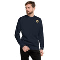 Load image into Gallery viewer, Yoga Fleece Pullover - Comfortable fit - Crew Neck - Charcoal with Personal Hour Logo - Personal Hour for Yoga and Meditations 

