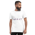 Load image into Gallery viewer, Yoga Principles Short-Sleeve Yoga and Meditation T-Shirt - Unisex  Couple Matching Clothes with Message - Personal Hour for Yoga and Meditations 
