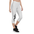 Load image into Gallery viewer, Yoga Print Capri Leggings - Super Soft - Personal Hour for Yoga and Meditations 

