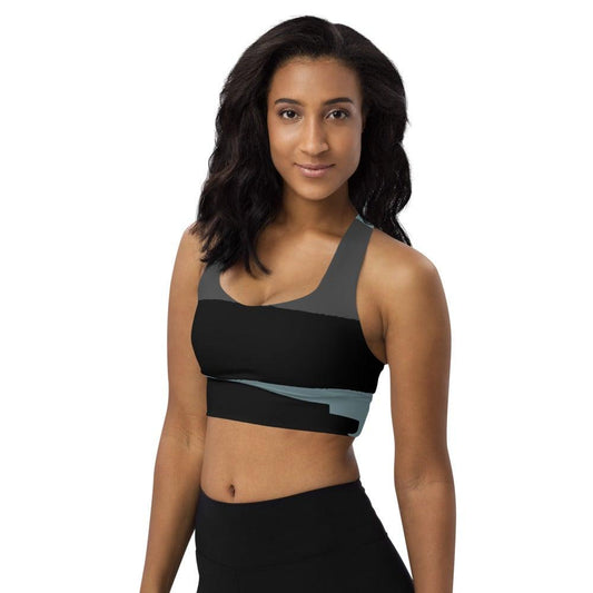 Yoga Top - Longline Sports Bra - Double-Layered - Personal Hour for Yoga and Meditations 