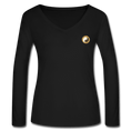 Load image into Gallery viewer, Yoga Women’s Long Sleeve  V-Neck Flowy Tee - Personal Hour 
