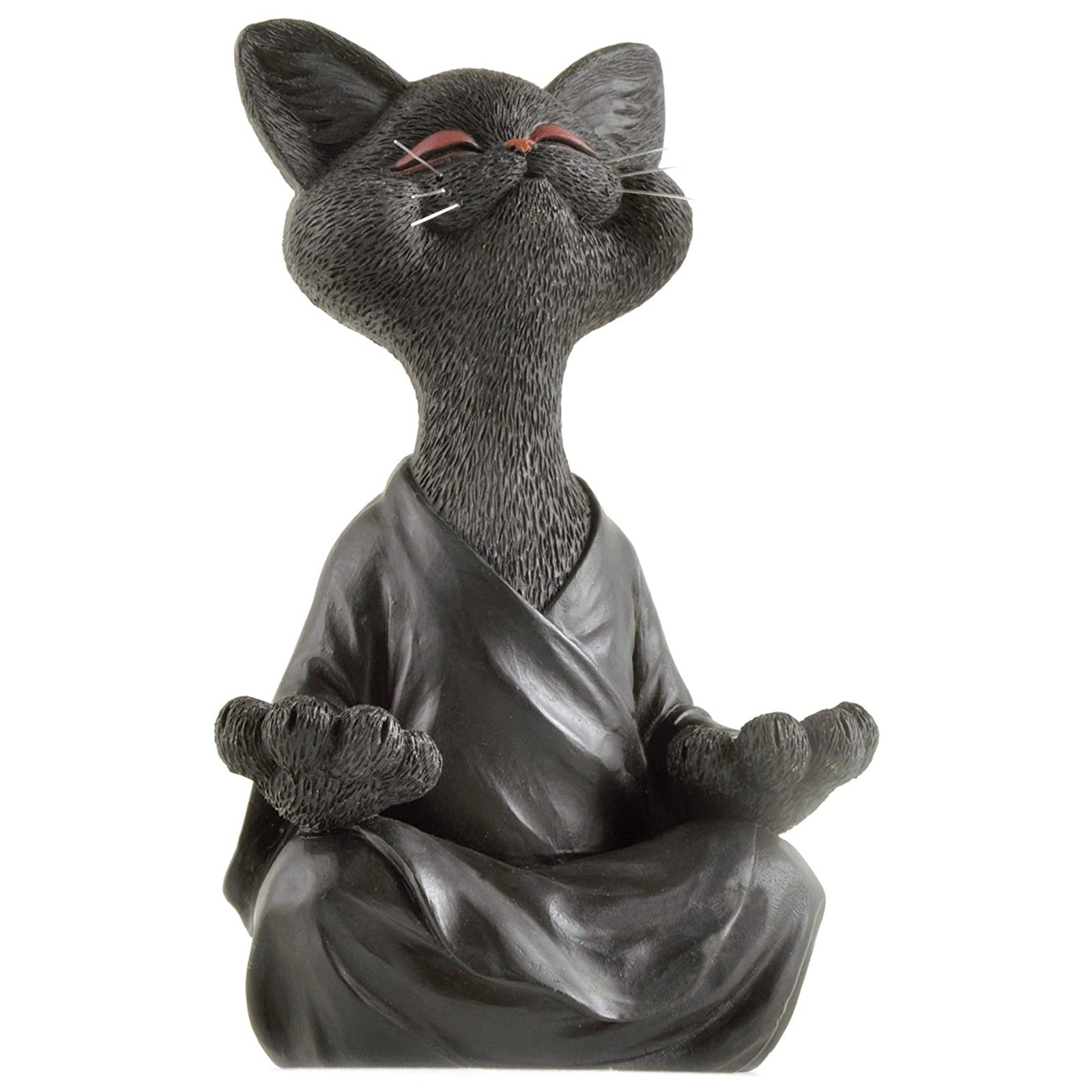 Yoga Cat Ornament - Yoga Collectible Happy Cat Decor - Personal Hour for Yoga and Meditations 