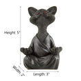 Load image into Gallery viewer, Yoga Cat Ornament - Yoga Collectible Happy Cat Decor - Personal Hour for Yoga and Meditations 
