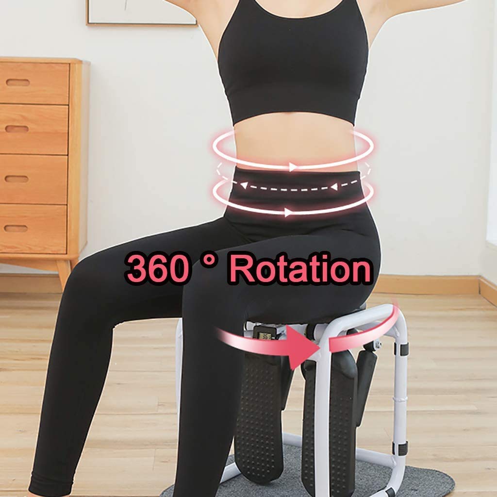 Yoga Stool - Stool Stepper- Home Yoga Machine Multifunctional In-Place Stepper Aerobic Exercise Fitness Equipment - Personal Hour for Yoga and Meditations 