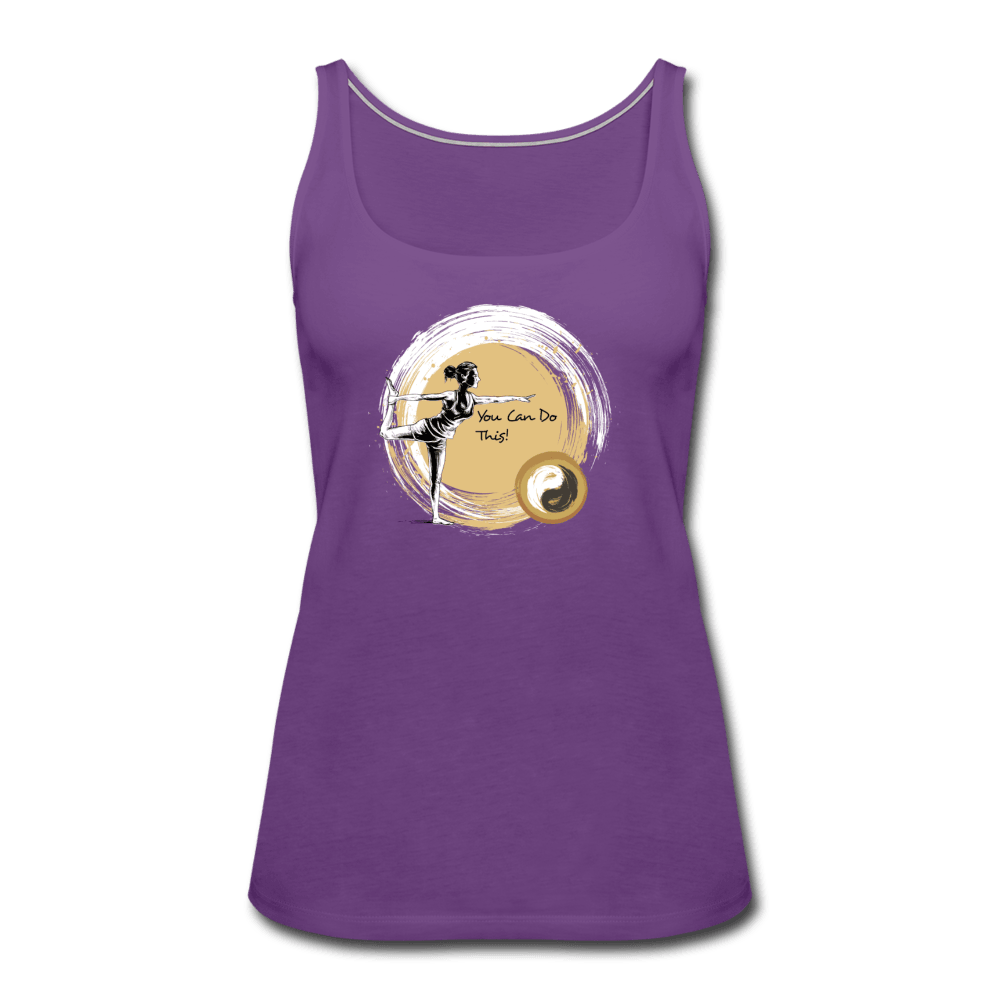 You can do this message - Women’s Premium Tank Top - Personal Hour for Yoga and Meditations