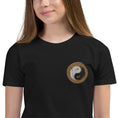 Load image into Gallery viewer, Youth Short Sleeve Yoga T-Shirt - Yoga Top for Teen - Personal Hour for Yoga and Meditations 
